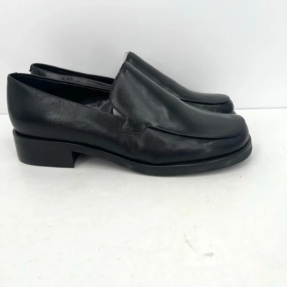 Franco Sarto L-Bocca women’s leather heels loafers shoes Wide